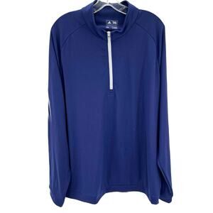 Adidas Golf men’s Henley quarter zip purple blue top